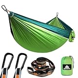 NATUREFUN Ultraleichte Reise Camping Hängematte | 300kg Tragkraft (275 x 140 cm)...