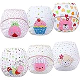 Domee Baby Trainingshosen Baumwolle Trainerhosen Windelhosen Unterhosen 6er-Pack...