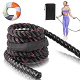 ZUSUZU Schweres Springseil für Frauen Fitness, 0,8KG 280CM Jumping Rope...
