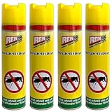 HAC24 4er Set Wespen Spray 400 ml Wespenspray Wespennest Bekämpfung...