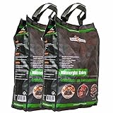 Grillfürst Männerglut Kokos Grillbriketts 20 kg - Briketts aus Kokosnussschalen für...