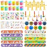 Kindergeburtstag Gastgeschenke, 62 Pcs Dinosaur Unicorn Mitgebsel...