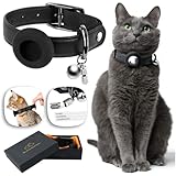 AirTag Katzenhalsband mit Sicherheitsverschluss Elastische Band. Apple AirTag...