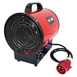 Grafner Elektro Turbo Heizgeläse 9 kW, Starkstrom 400 Volt, mit Thermostat, 3 Heizstufen,...