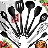 Retoo Silikon Küchenhelfer Set, 10 Stück Kochutensilien Kochgeschirr,...