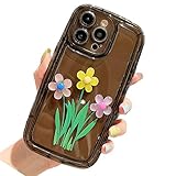 Miagon Leuchtend im Dunkeln Blume Handyhülle für iPhone 6S/6,Kreativ 3D Klar Hülle...