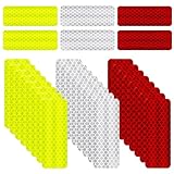 30 Stück Warnung Reflektierende Aufkleber Sicherheit Warnband, 3 * 8cm Reflektorband...