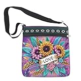 DCIDBEI Diamond Painting Umhängetasche Damen Groß 21 x 22 cm Schultertasche Damen Cord...