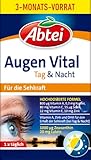 Abtei Augen Vital Tag und Nacht – Zum Erhalt der Sehkraft – Hochdosiert, Glutenfrei,...
