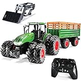 JoyKip Ferngesteuerter Traktor für Kinder, RC Traktorspielzeug,...
