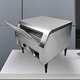 Kommerzieller Förderband-Toaster, Edelstahl-Kettentoaster mit Schublade, elektrischer...