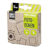 Hama Fotoecken (500 Stück, selbstklebend) transparent, weiß, 00007107