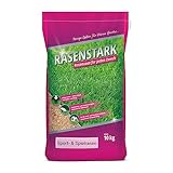 RASENSTARK Sport- und Spielrasen I robuste Rasensaat I 10 kg für 125 qm I ideal zur...