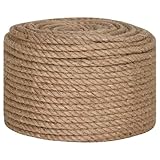 vidaXL Juteseil 50 m Länge 10 mm Stärke