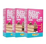 Decocino Schoko Buttercreme Fertigmischung (3x250g) - fertige Buttercreme...