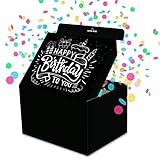 FETTIPOP Originale Geschenkbox DIY, Geschenkkarton Explodierende Konfetti...
