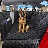 Sosayet Hundedecke Auto Rückbank - 4-in-1 Autoschondecke für Hunde mit Seitenschutz,...
