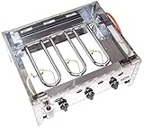 D&L Gasgrill 55510 Edelstahl GASBRÄTER 10KW 3 flammig GASGRILL BRÄTER Grill...