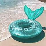 WLZP Aufblasbare Pool Luftmatratze, PVC Schwimmreifen Erwachsene, Schwimmtiere für Den...