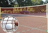 Tragbares Tennisnetz Badmintonnetz Outdoor Volleyballnetz Garten Netz für...