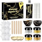 Kintsugi Reparatur Set - Lebensmittelechter Porzellan Kleber & Keramik Reparaturset in...