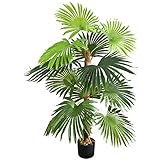 Decovego Künstliche Palme groß Kunstpalme Kunstpflanze Palme künstlich wie echt...