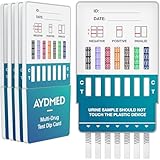 5 x Aydmed Drogenschnelltest Dip-Karten für 7 Drogenarten | Drogentest für Urin | Test...