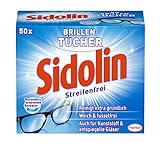 Sidolin Reinigungstücher für Brillen, Displays, Bildschirme (50 Stück),...