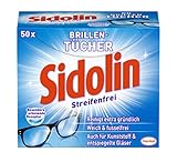 Sidolin Reinigungstücher für Brillen, Displays, Bildschirme (50 Stück),...