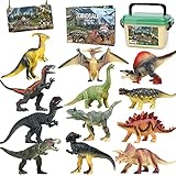 FRUSE Dinosaurier Spielzeug Set , 12 Stück Realistisches Dino Figuren Spielset...