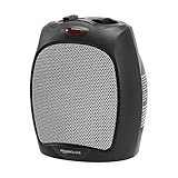 Amazon Basics - Keramik-Standheizung, 1500 W, mit verstellbarem Thermostat -...