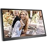 KASTISS Digitaler Fotorahmen, 15-Zoll Elektronischer Digitaler Fotorahmen, HD-Display,...