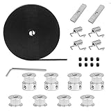 NACAIKJ 5M GT2 Zahnriemen 6mm + 8er Riemenscheibe 5mm Bohrung GT2 Pulley 20...