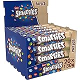 NESTLÉ SMARTIES Hexagon-Riesenrolle, bunte Schokolinsen aus Milchschokolade, natürlichen...