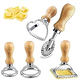 5 Stück Ausstecher Edelstahl Ravioli Ausstecher, Ravioli Ausstecher Former,...