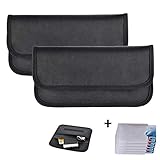 Newseego 2 x RFID Signalblocking Tasche | 5 x RFID-Kreditkartenhüllen, Keyless Go Schutz...