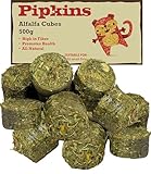 Pipkins Alfalfa Cubes Leckerli für Kleintiere 500g – Ideales Leckerli für Kaninchen,...