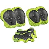 chiphop 6 STÜCKE Brace Kinder Jugend Radfahren Rollschuhlaufen Skateboard Ellenbogen Knie...