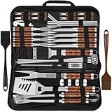 Grilliance 38 Stücke BBQ Grillbesteck Set Edelstahl Grillzubehör für Männer Geschenk...