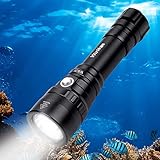 Wurkkos 1950 Lumen Tauchlampe bis 150m Tiefe, Tauchen Taschenlampe mit SST40 LED. IPX8...