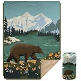 KawaGebo Kamp Campingdecke Ultraleicht Warm I Outdoor Reisedecke verstaubar I...