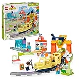 LEGO DUPLO Town Große interaktive Eisenbahn, Bauspielzeug für Kleinkinder ab 3...