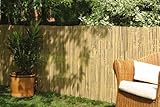 DE-COmmerce® Bambus Zaun Sichtschutz CALAMA extra gehärtet (HxB) 100 x 500 cm...