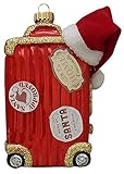 Krebs Glas Lauscha - Weihnachtsdekoration/Christbaumschmuck aus Glas - Santa Reisekoffer -...