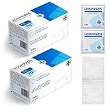 AIESI® Alkoholtupfer Isopropylalkohol 70% Abmessungen 65x30 mm einzeln verpackt...