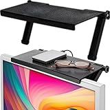 Retoo Bildschirm Oberes Regal TV Top Regal 35x16,5 cm Wandregal TV-Regal Wandboard...