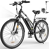 HITWAY E Bike 28 Zoll, Elektrofahrrad Pedelec für Damen und Herren, E-Fahrrad mit 36V...