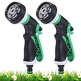 GoldOars Garten Handbrause, Gartenbrause Gartenschlauchdüse, 8 Einstellbare Bewässerung...