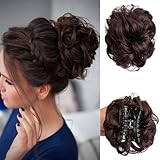 Haarklammer, unordentlicher Dutt, zerrissene Hochsteckfrisuren, Haarverlängerung,...