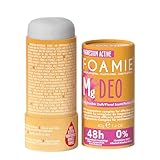 Foamie Festes Deodorant Damen 'Happy Day' neue Formulierung, Deo-Stick Blumiger Duft, 48h...